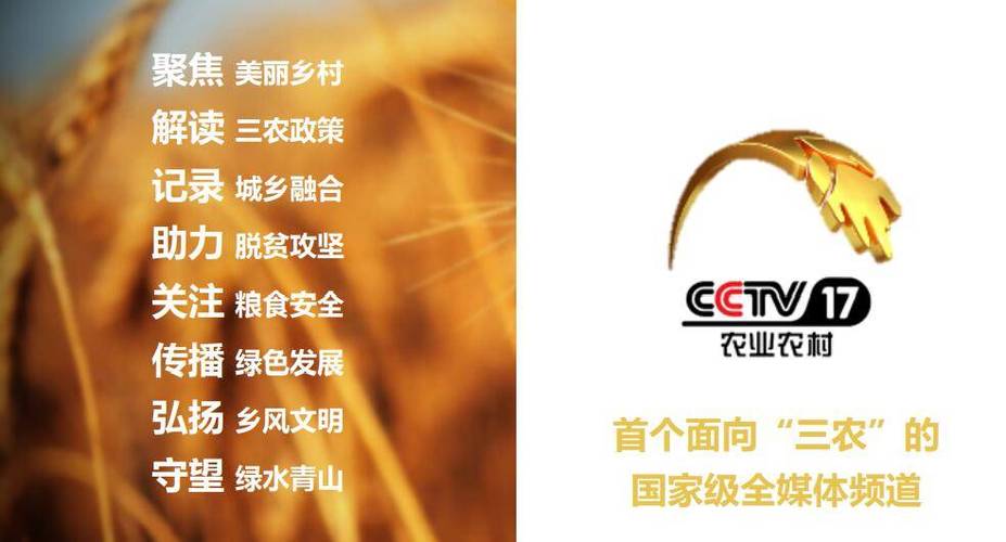 cctv17農業頻道2021年專題60秒廣告強勢代理