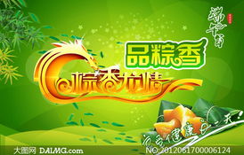 粽香龍精品粽香廣告設計psd源文件