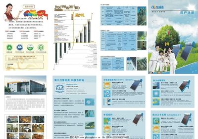 太陽能創意宣傳折頁圖片